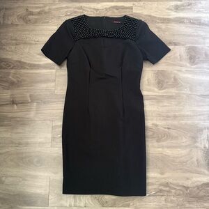 CALE Black Short Sleeve Dress